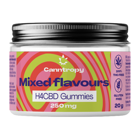 Canntropy H4CBD Fruit Gummies Flavour Mix, 10 Stück x 25 mg, (20 g) im Mellow Peaks CBD Smartshop, Q24 Imst, Österreich kaufen