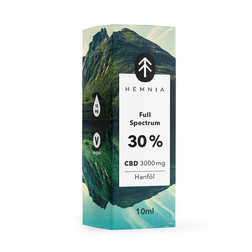 Hemnia Vollspektrum CBD Hanföl 30%, 3000 mg, 10 ml im Mellow Peaks CBD Smartshop, Q24 Imst, Österreich kaufen