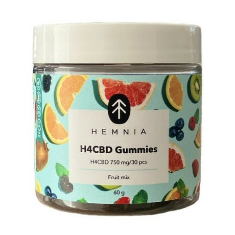 Hemnia H4CBD Gummies Fruit Mix, 750 mg H4CBD, 30 stück x 25 mg, (60 g) im Mellow Peaks CBD Smartshop, Q24 Imst, Österreich kaufen