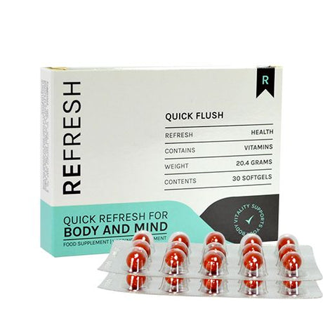 Refresh Quick Flush – 30 Detox-Kapseln im Mellow Peaks CBD Smartshop, Q24 Imst, Österreich mit Top Qualität online kaufen