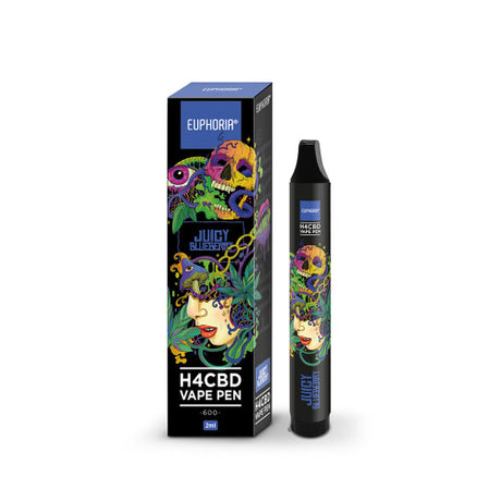 Euphoria H4CBD Disposable Vape Pen Juicy Blueberry - Hydrogenated CBD im Mellow Peaks CBD Smartshop, Q24 Imst, Österreich kaufen